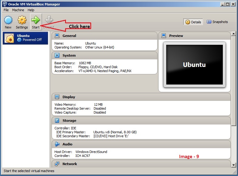Install Linux as Guest operating system on Oracle VM Virtual Box and configure Port Forwarding