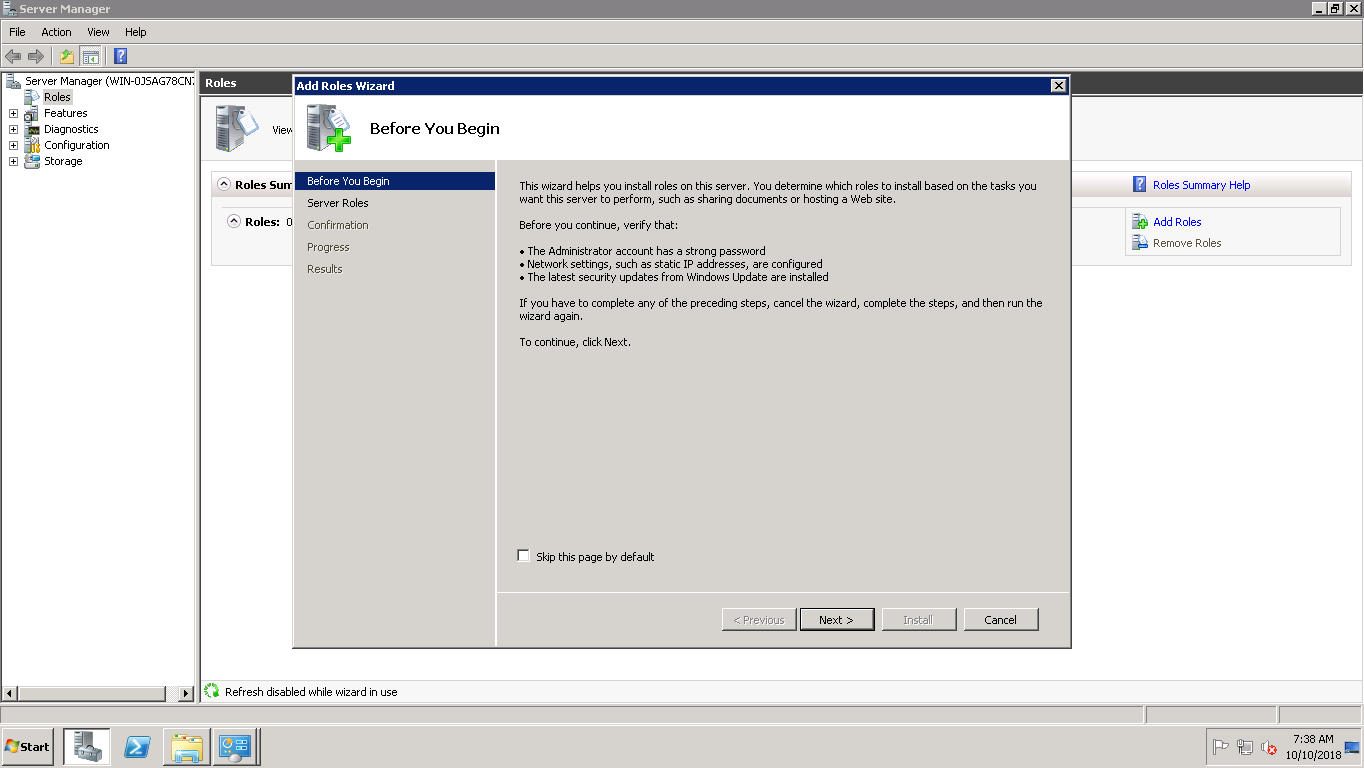 How to install IIS Web Server on Amazon EC2 Instance Windows Server 2008