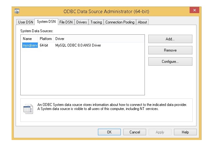 Create a SQL Server Linked Server access to MySQL RDS running in AWS