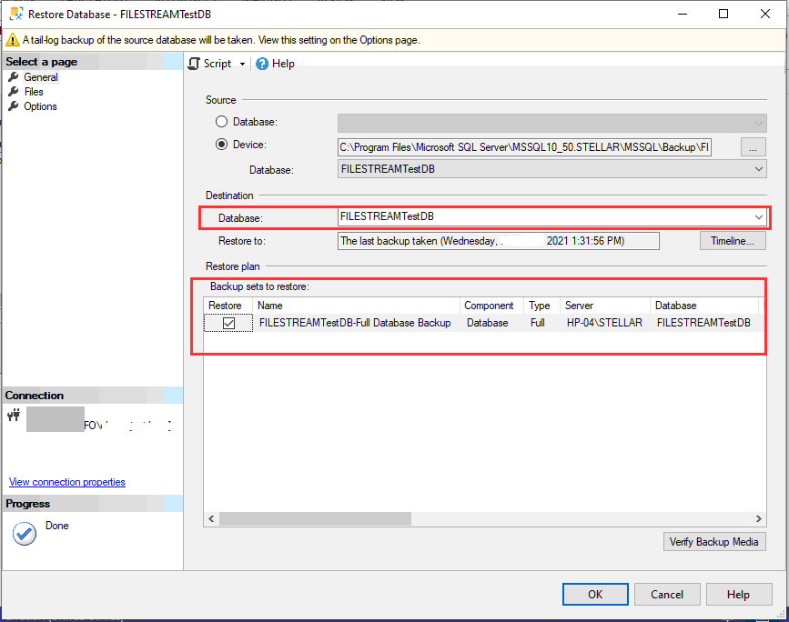 How to Recover SQL Server FILESTREAM Enabled Database