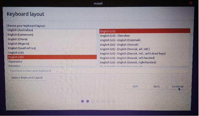 Step by step screenshot of how to install ubuntu 20.04