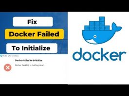 Docker failed to initialize